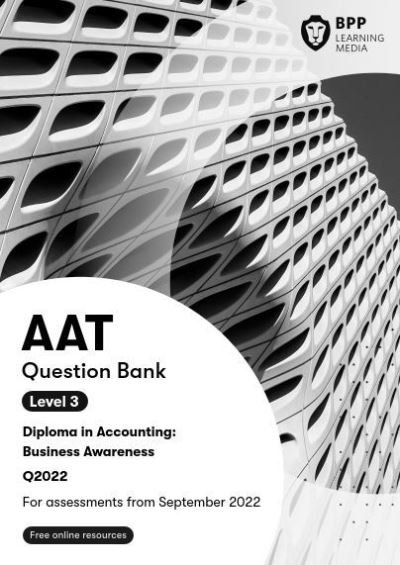 Cover for BPP Learning Media · AAT Business Awareness: Question Bank (Paperback Bog) (2022)