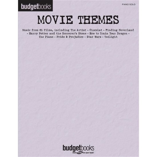 Movie Themes - Hal Leonard Publishing Corporation - Bøger - Hal Leonard Corporation - 9781540046253 - 1. juli 2019