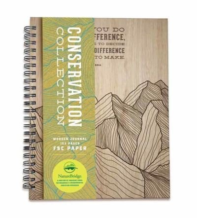 Cover for Insight Editions · Conservation Wooden Journal: Laser Engraved Wood, Notebook With Quotes, Hiking Journal, Camping Journal - Conservation Series (Inbunden Bok) (2021)