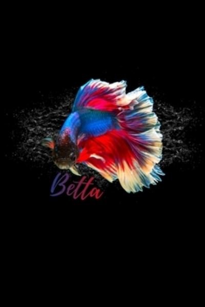 Cover for Jrr T Publishing · Betta Fish Notebook (Paperback Bog) (2020)