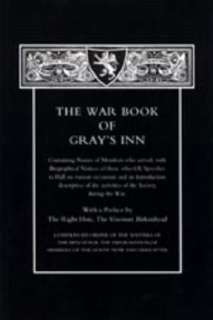 Cover for Press, Naval &amp; Military · War Book of Gray's Inn (Paperback Book) [New edition] (2003)