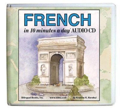 10 minutes a day (R) AUDIO CD Wallet (Library Edition): French - Kristine K Kershul - Audiolivros - Bilingual Books Inc.,U.S. - 9781931873253 - 4 de fevereiro de 2009