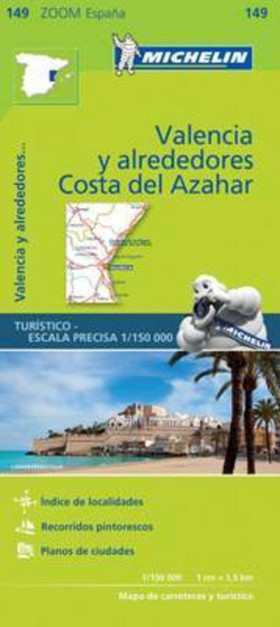 Cover for Michelin · Valencia C.D. Azahar - Zoom Map 149: Map (Landkart) (2017)
