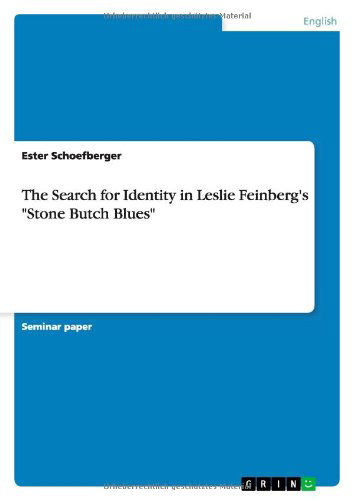 Cover for Schoefberger · The Search for Identity in (Bok) (2010)