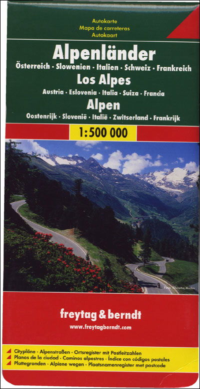 Freytag Berndt Autokt. Alpenländer - Freytag-Berndt und Artaria KG - Livros - Freytag-Berndt - 9783707904253 - 1 de março de 2018