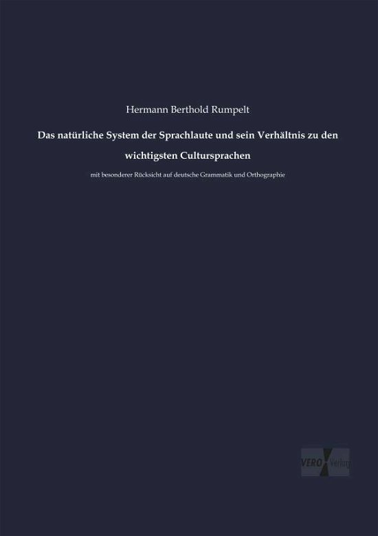 Cover for Rumpelt · Das natürliche System der Sprac (Book) (2019)