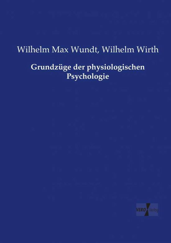 Cover for Wundt · Grundzüge der physiologischen Psy (Book) (2019)