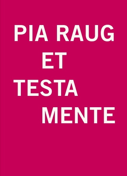 Cover for Pia Raug · Et testamente (Sewn Spine Book) [1.º edición] (2022)