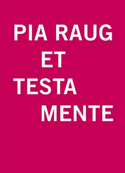 Cover for Pia Raug · Et testamente (Sewn Spine Book) [1th edição] (2022)