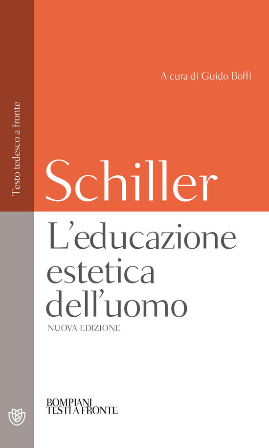 Cover for Friedrich Schiller · L' Educazione Estetica Dell'uomo. Testo Tedesco A Fronte (Book)