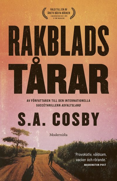 Cover for S. A. Cosby · Rakbladstårar (Inbunden Bok) (2022)