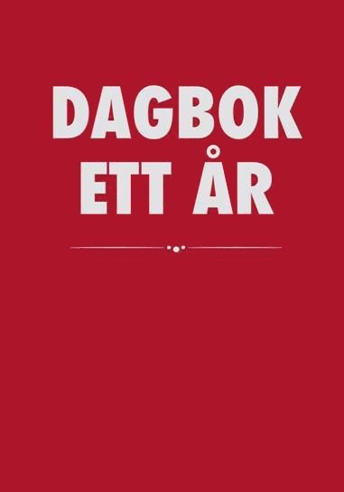 Cover for Mats Billmark Susan Billmark · Dagbok ett år (Hardcover Book) (2018)