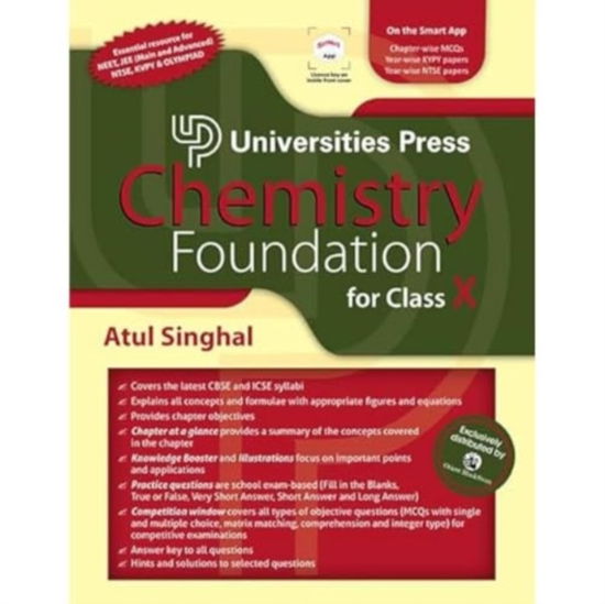 Cover for Atul Singhal · Chemistry Foundation for Class X (Paperback Book) (2024)