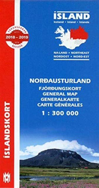 North East Iceland Map 1:300 000 - H H Hansen - Bøger - Mal Og Menning,Iceland - 9789979338253 - 1. maj 2018