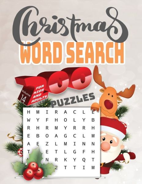 Cover for S M Design · Christmas Word Search 200 Puzzles for Kids and Adults Volume14 (Paperback Book) (2020)