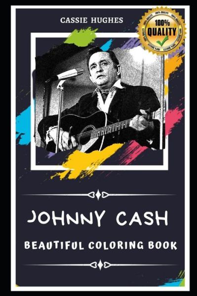 Cover for Cassie Hughes · Johnny Cash Beautiful Coloring Book (Taschenbuch) (2020)