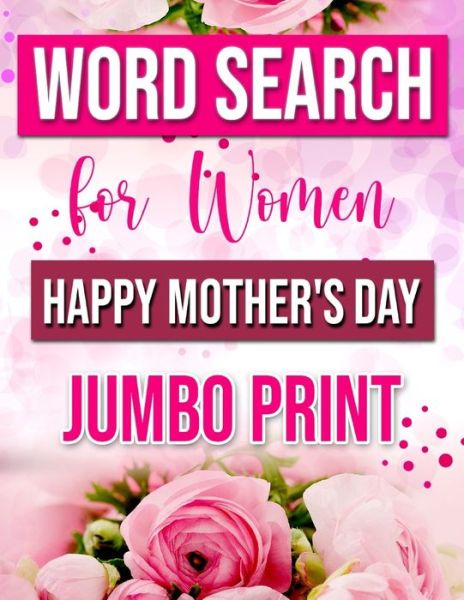 Cover for Mothersdaywordsearch Giftsidea · Word Search for Women Happy Mother's Day (Paperback Book) (2020)