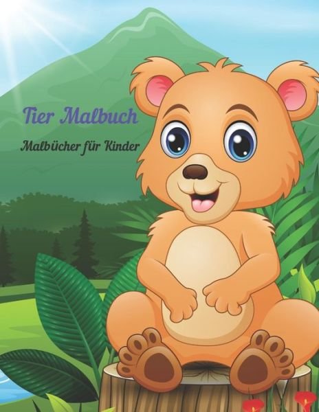 Cover for Zara Longe · Tier Malbuch - Malbucher fur Kinder (Paperback Bog) (2020)
