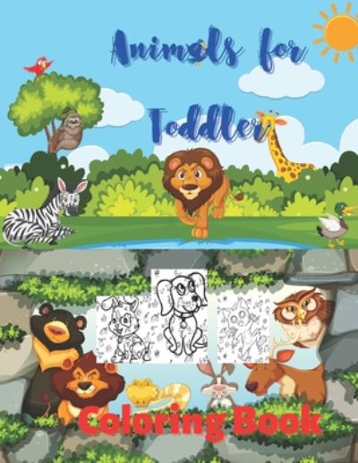 Cover for McCall McCall · Animals for Toddler Coloring Book (Taschenbuch) (2020)