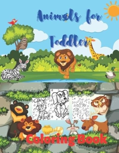 Cover for McCall McCall · Animals for Toddler Coloring Book (Paperback Book) (2020)