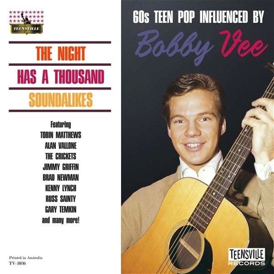 Cover for The Night Has A Thousand Soundalikes (60S Teen Pop Influenced By Bobby Vee) (CD) (2019)