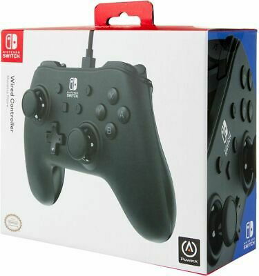 Power A - Wired Controller Black For Nintendo Swit - Switch - Peli -  - 0617885020254 - tiistai 11. kesäkuuta 2019