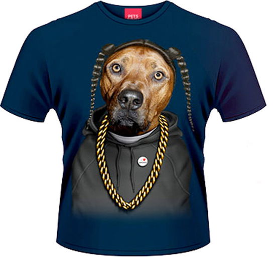 Ts T-Shirt-Pets Rock-Rap Blue - T-shirt - Musik - Plastic Head Music - 0803341406254 - 29. oktober 2014