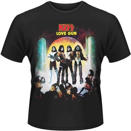 Cover for Kiss · Love Gun Black (T-shirt) [size S] [Black edition] (2015)