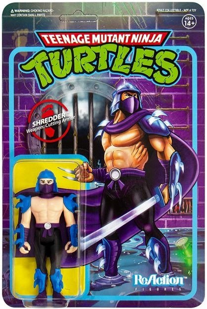 Teenage Mutant Ninja Turtles Wave 1b - Shredder - Teenage Mutant Ninja Turtles Wave 1b - Shredder - Produtos - SUPER 7 - 0840049802254 - 16 de março de 2020