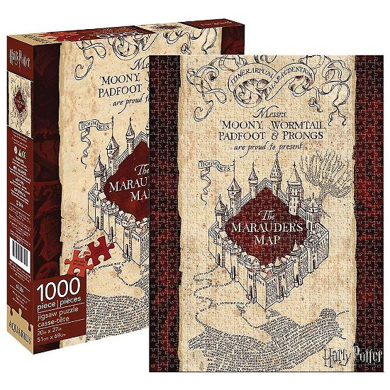Hp Marauders Map 1000pcs Puzzle - Harry Potter - Merchandise - AQUARIUS - 0840391112254 - 
