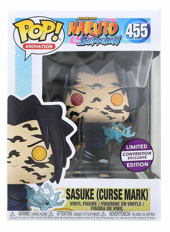 Naruto Shippuden: Funko Pop! Animation - Sasuke (curse Mark) (ltd) (vinyl Figure 455) - Naruto Shippuden: Funko Pop! Animation - Produtos - Funko - 0889698355254 - 