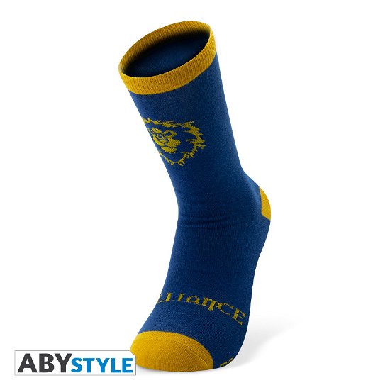 Cover for World of Warcraft · World of Warcraft Alliance Socks BlueYellow Merchandise (CLOTHES)