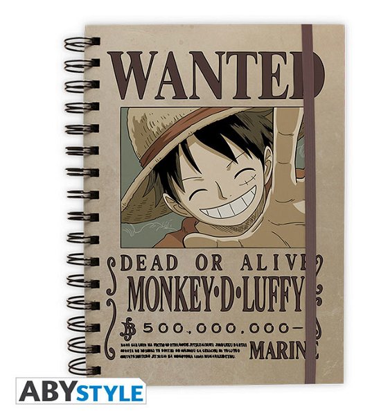 Cover for One Piece · One Piece - Wanted Luffy (Quaderno) (Legetøj)