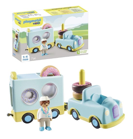 Cover for Playmobil · Playmobil 1.2.3. Donut truck - 71325 (Leksaker)