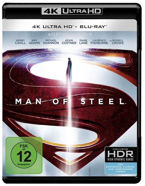 Cover for Henry Cavill,amy Adams,michael Shannon · Man of Steel (Blu-ray) (2016)