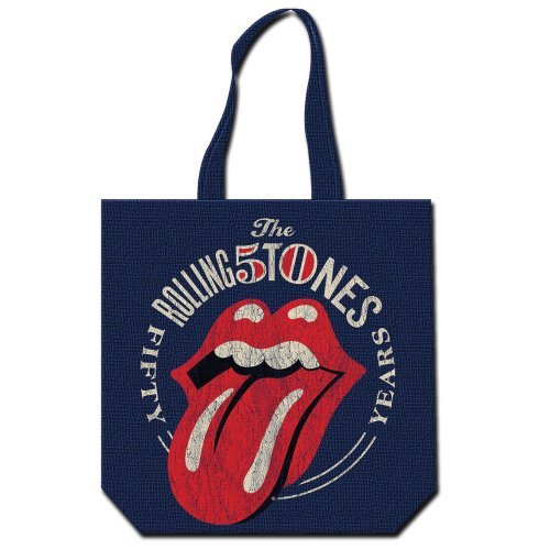 The Rolling Stones Cotton Tote Bag: 50th Anniversary (Back Print) - The Rolling Stones - Merchandise - Bravado - 5055295352254 - 2. April 2015