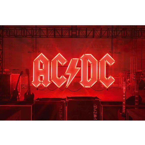 AC/DC Textile Poster: PWR-UP - AC/DC - Marchandise -  - 5056365708254 - 
