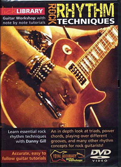 Lick Library Rock Rhythm Techniques Gtr - Danny Gill - Filmy - Music Sales Ltd - 5060088820254 - 8 lutego 2005