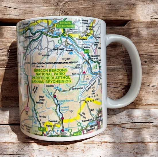 Cover for OS Map Ceramic Mug - Brecon Beacons National Park (MERCH) (2025)