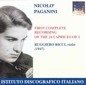 Cover for Ricci Ruggiero · Caprices, Op. 1 Idis Klassisk (CD) (2000)