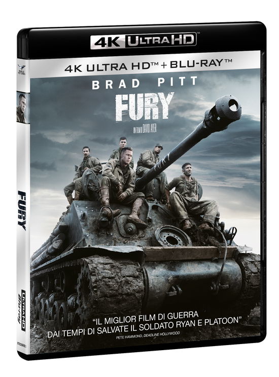 Cover for Fury (4k Ultra Hd+blu-ray Hd) · Fury (4K Ultra Hd+Blu-Ray Hd) (Blu-ray) (2024)