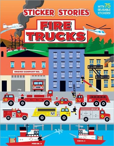 Cover for Edward Miller · Fire Trucks - Sticker Stories (Paperback Book) (1998)