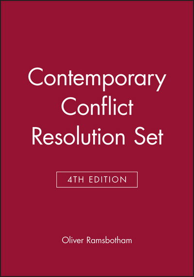 Cover for Ramsbotham, Oliver (University of Bradford) · Contemporary Conflict Resolution, 4e Set (Paperback Bog) (2016)