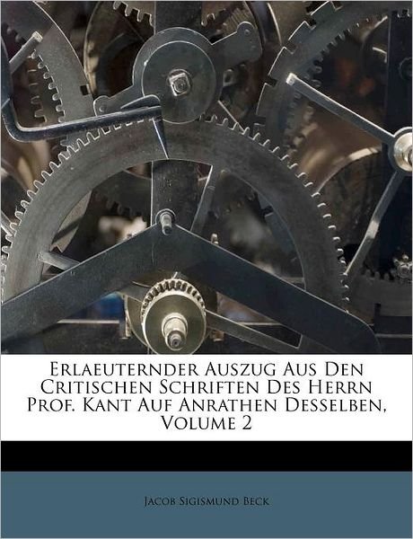 Cover for Beck · Erlaeuternder Auszug Aus Den Criti (Bok) (2011)