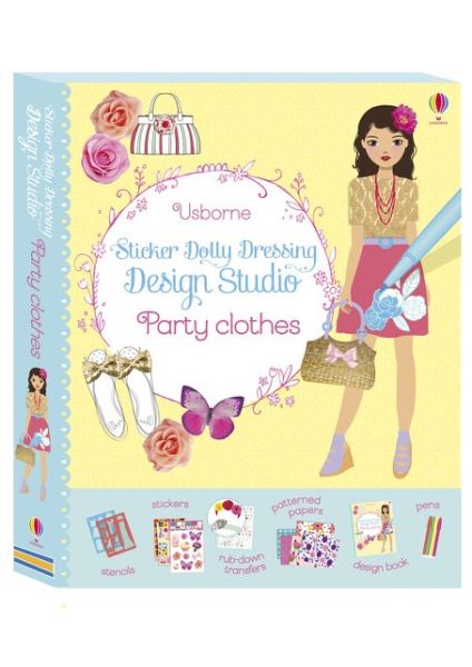 Cover for Fiona Watt · Sticker Dolly Dressing Design Studio Party Clothes - Sticker Dolly Dressing (Bog) (2016)