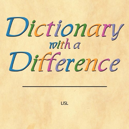 Cover for Lisl · Dictionary with a Difference (Paperback Book) (2009)