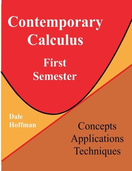 Cover for Dale Hoffman · Contemporary Calculus First Semester (Pocketbok) (2013)