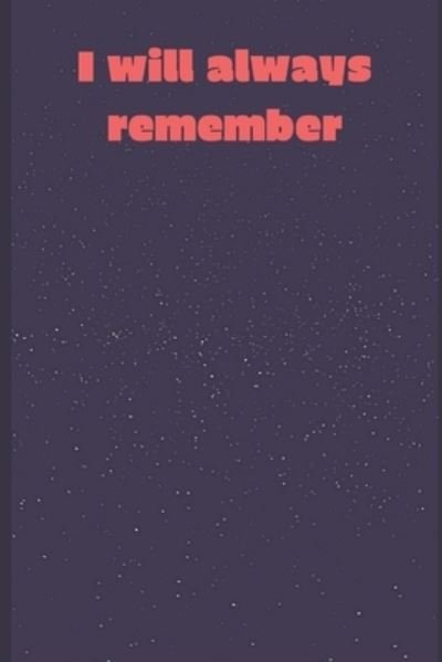 Cover for Saad · When I try to remember something (Paperback Bog) (2019)