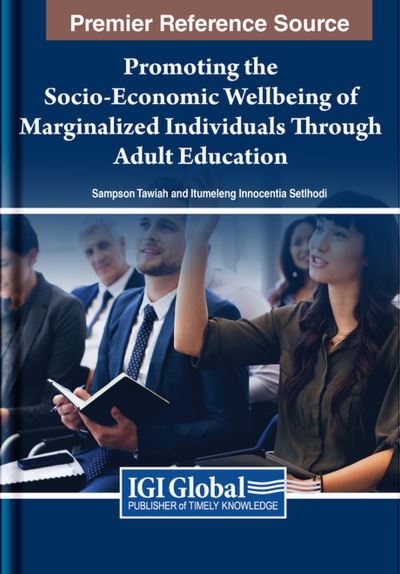 Cover for Sampson Tawiah · Promoting the Socio-Economic Wellbeing of Marginalized Individuals Through Adult Education (Book) (2023)