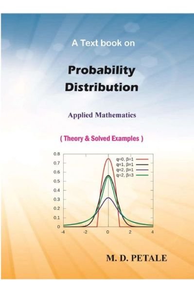 Cover for M D Petale · Probability Distribution (Pocketbok) (2024)